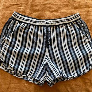Madewell  pull-on, elastic waist striped shorts